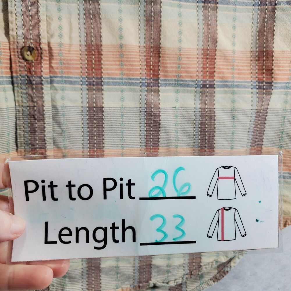XXL The Territory Ahead Plaid Shirt Button Down Men's Long Sleeve Pocket - Picture 3 of 13